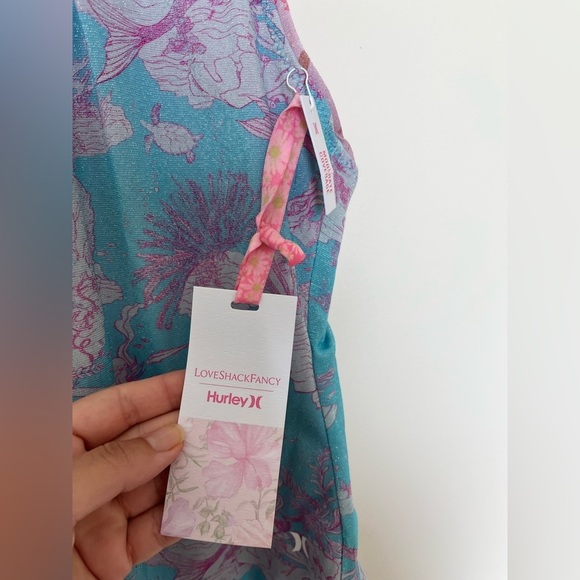 LoveShackFancy X Hurley One Piece Swimsuit Under the Sea - Picture 11 of 14